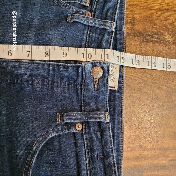 Madewell Jeans Size 28 Skinny Curvy High Rise Tummy Control Hayes Wash K4312 - Picture 10 of 13